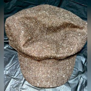 Chocolate Brown Cabbie Hat